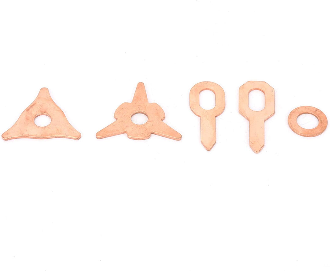 110pcs Triangle Dent Pulling Rings, Triangle Dent Puller Rings Dreieck OT Runde Karosserie Schweisse