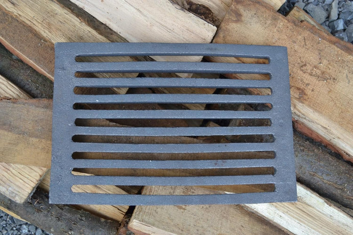 SEZAM 30 x 20 cm Gussrost Ofenrost Ascherost Gussrost verschiedene Durchmesser, Kaminrost passend Ka