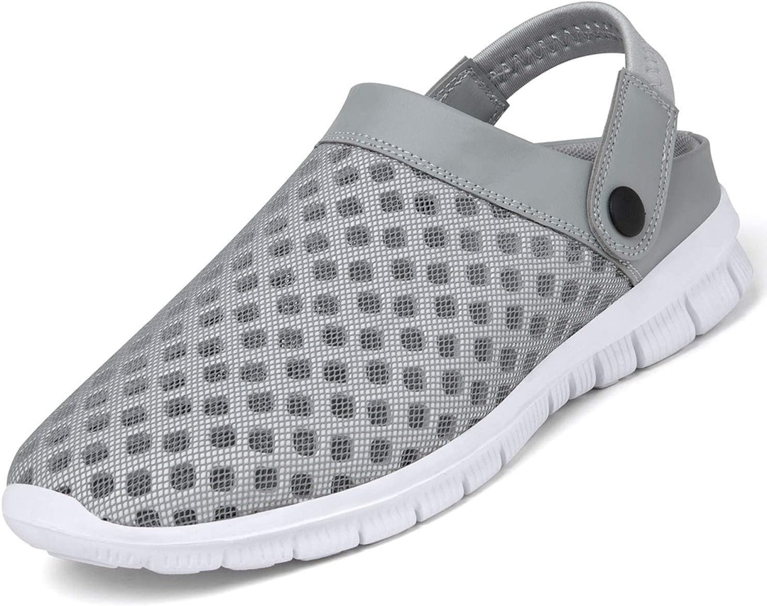 SAGUARO Sommer Clogs Herren Atmungsaktiv Hausschuhe Damen Leicht Pantolette Strand Slippers rutschfe
