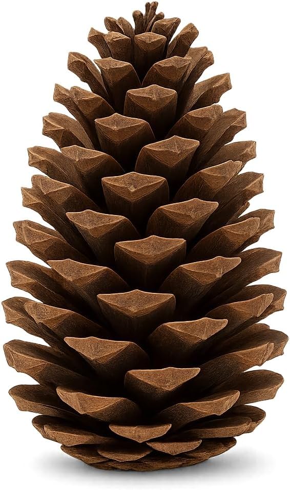NaDeco Pinus maritima in Natur, 14-18cm, 20 Stück | Grosse Tannenzapfen | Kiefernzapfen | Weihnachts