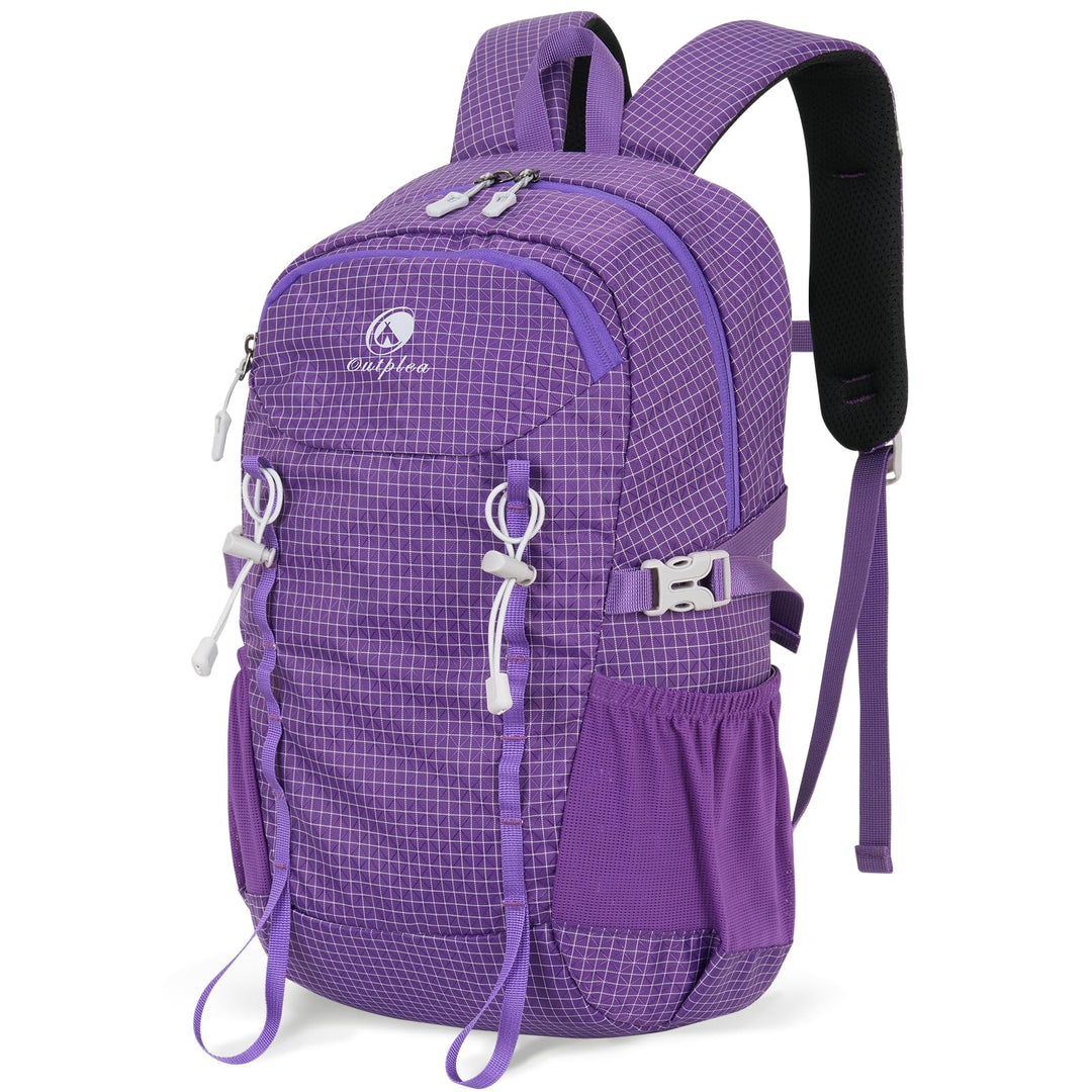 20L Klein Wanderrucksack Damen Herren, Leicht Tagesrucksack mit Rückenbelüftung 3D Air Mesh, Daypack