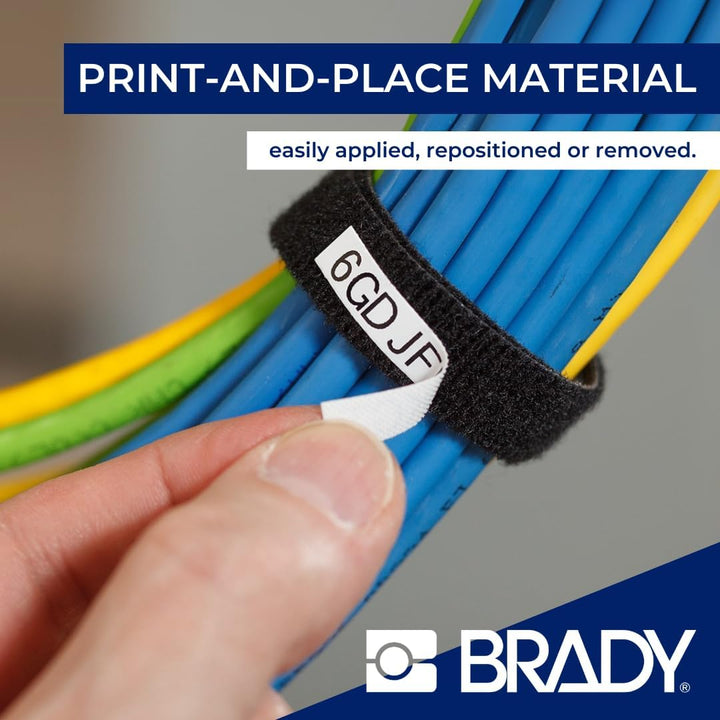 Brady (M21-750-414) BradyGrip bedruckbares Klettband für BMP21-PLUS; BMP21-LAB; BMP21 19.05 mm x 3.0