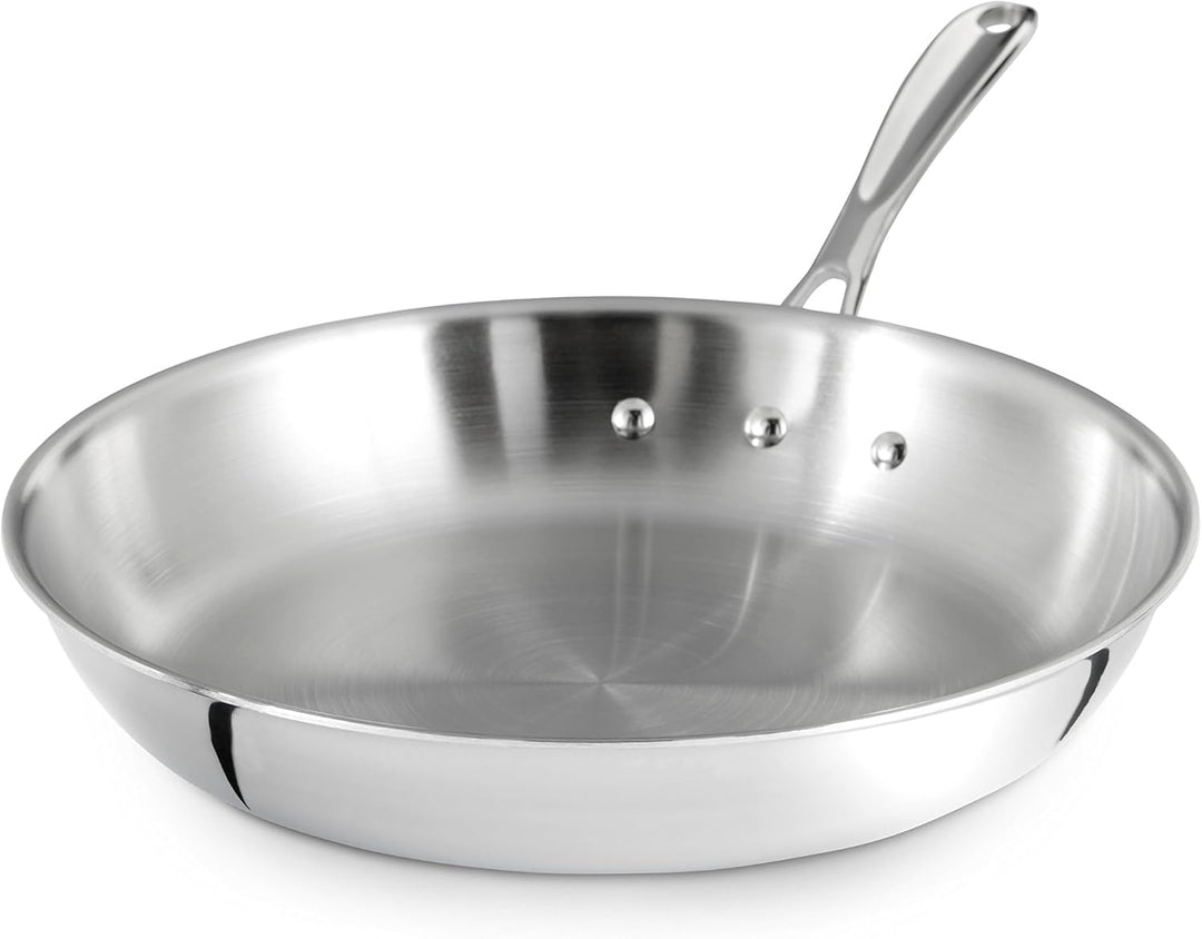 Calphalon Dreilagige Omelettpfanne aus Edelstahl, 25,4 cm 10-In, 10-In