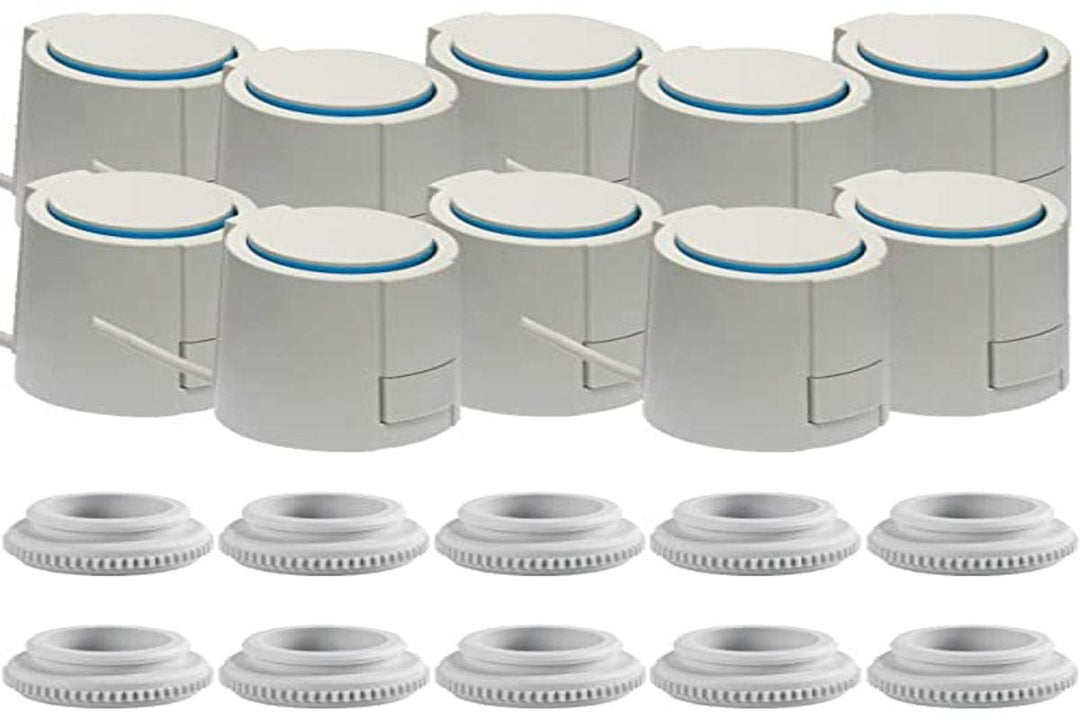 Möhlenhoff 20405-00 Stellantrieb, 230 V, Lichtgrau (Ral7035), 44, x 52,2 x 48,4 mm, 10 Stück, Stella