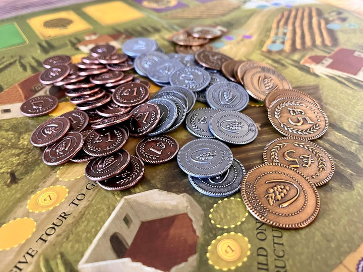 Stonemaier Games 304 - Viticulture Metal Lira Coins