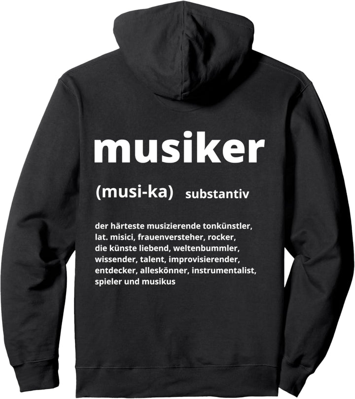 Musiker Substantiv Definition, Musik Saxophone Piano Band Pullover Hoodie