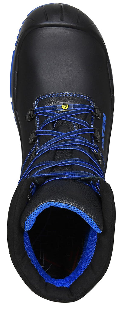 ELTEN Sicherheitsschuhe ALESSIO XW Mid ESD S3, Damen und Herren, Leder, Stahlkappe, leicht, robust,