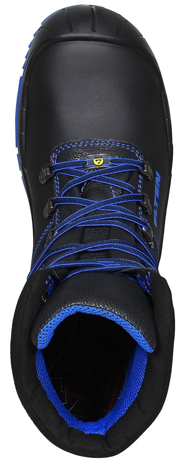 ELTEN Sicherheitsschuhe ALESSIO XW Mid ESD S3, Damen und Herren, Leder, Stahlkappe, leicht, robust,