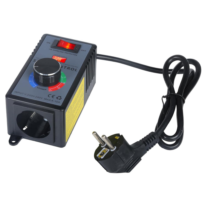 Ailao Drehzahlregler 230v Drehzahlregler Motor Verwendung für Winkelschleifer/Bläser/Handbohrer/Krei