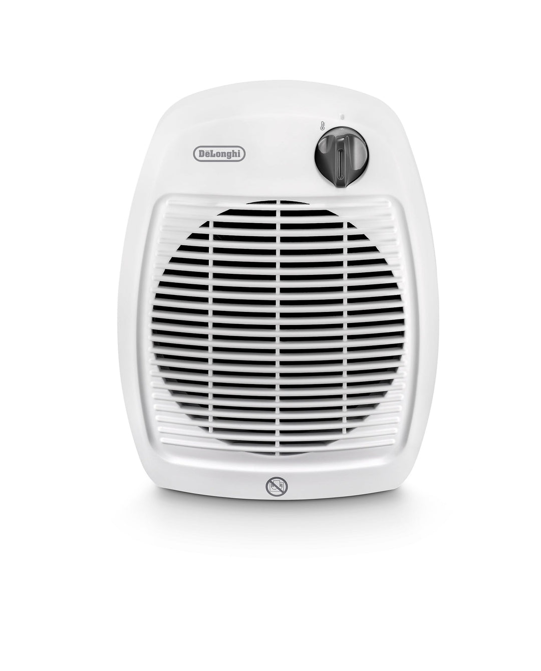 De Longhi HBC3052T Heizlüfter mit 3 Stufen 800/1400/2200 W Weiss, 1 Heizstufe, Weiss, 1 Heizstufe