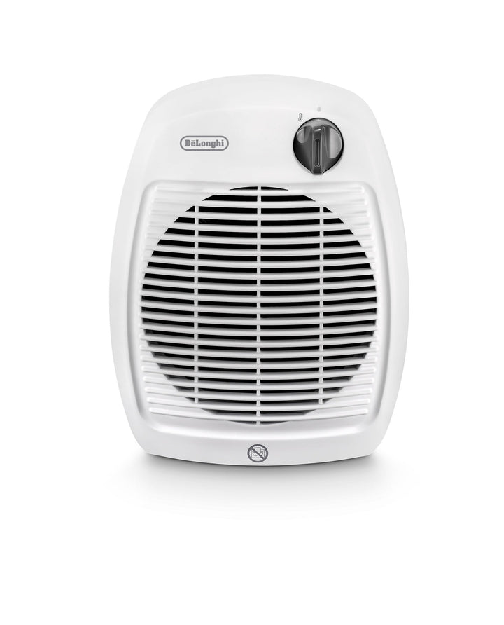 De Longhi HBC3052T Heizlüfter mit 3 Stufen 800/1400/2200 W Weiss, 1 Heizstufe, Weiss, 1 Heizstufe