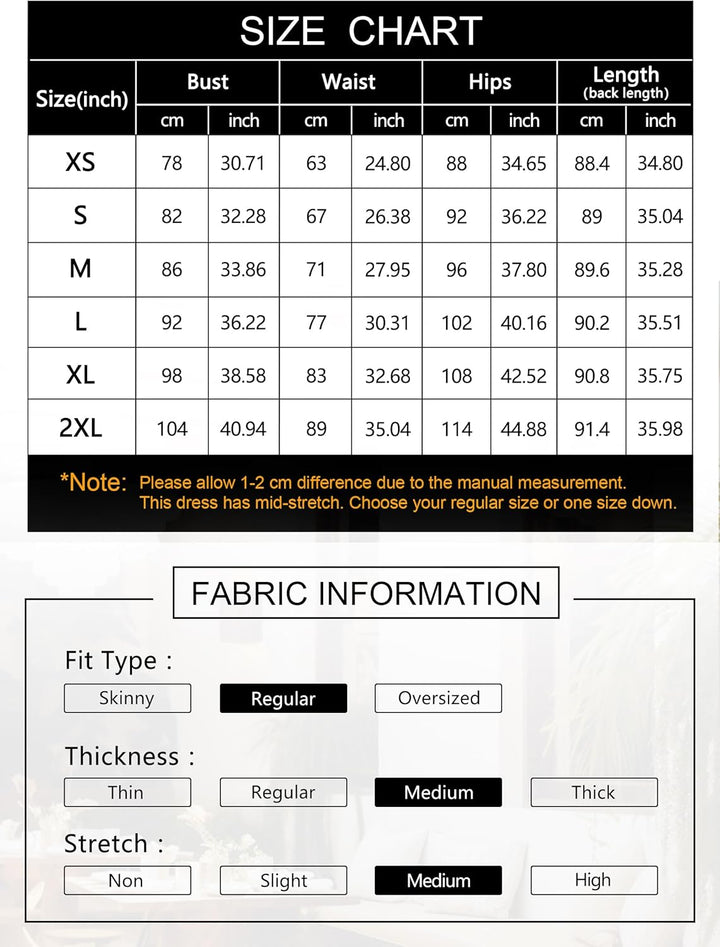 Missufe Damen Cocktailkleid Partykleid Wickelkleid Sommerkleid Midikleid Festliche Elegant Bodycon H