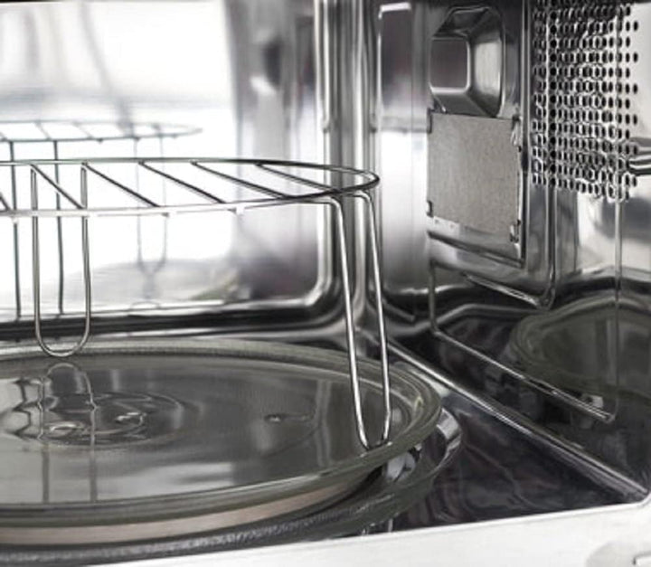 Kaiser 2520 Edelstahl Einbau Multifunktions Mikrowelle,25L,Heissluft Grill,21 Funktionen,Mikrowelle