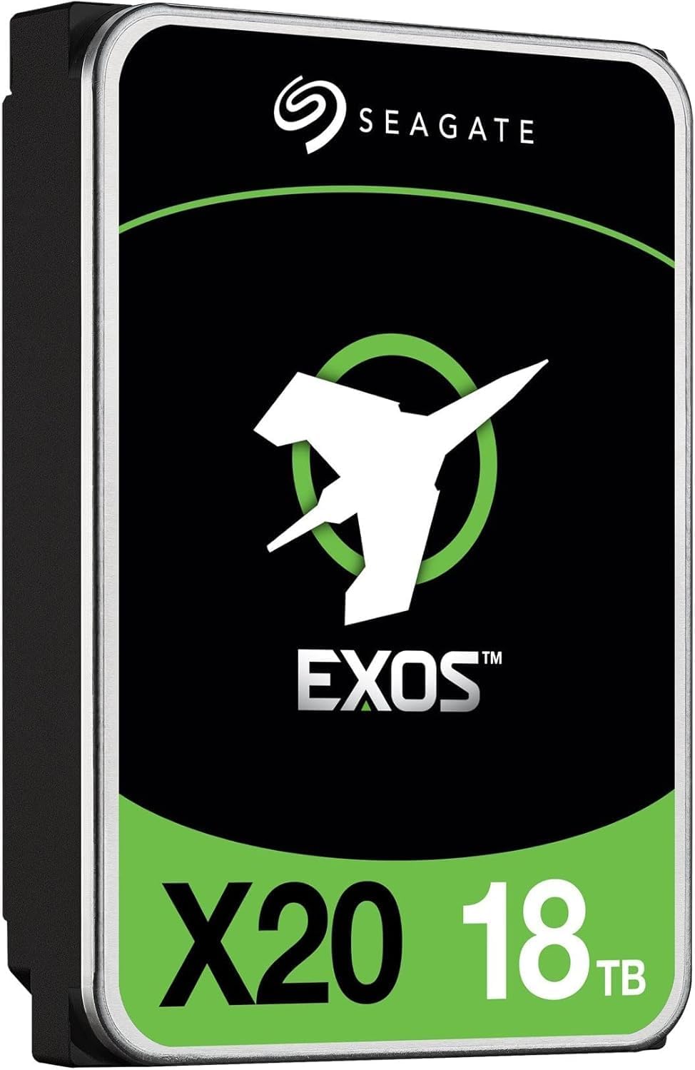 Seagate Exos X20 Enterprise 18TB HDD, interne Festplatte, Hyperscale 12GB/s SAS, 7.200 U/min, Modell
