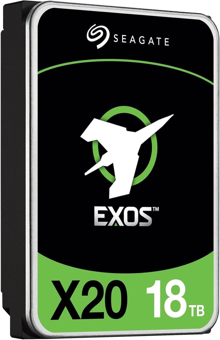 Seagate Exos X20 Enterprise 18TB HDD, interne Festplatte, Hyperscale 12GB/s SAS, 7.200 U/min, Modell