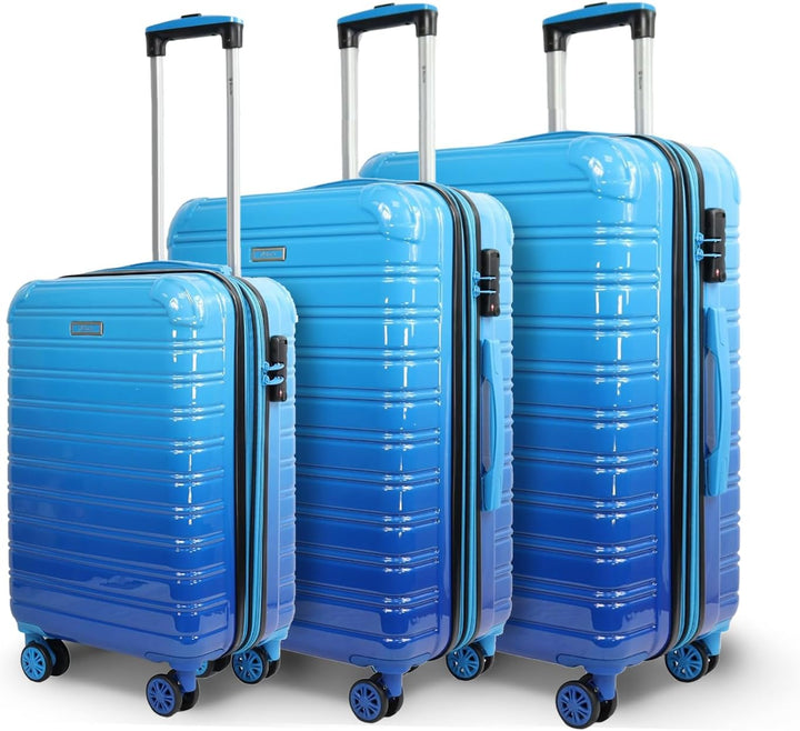 Blade Erweiterbares Handgepäck - Hartschalen Koffer Trolley - Leichter Reisekoffer Handgepäck aus AB