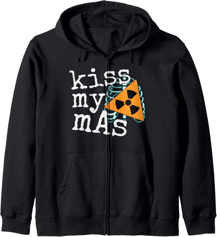 Radiologie-Techniker-Geschenke für Frauen – Kiss My Mas Xray Tech Kapuzenjacke