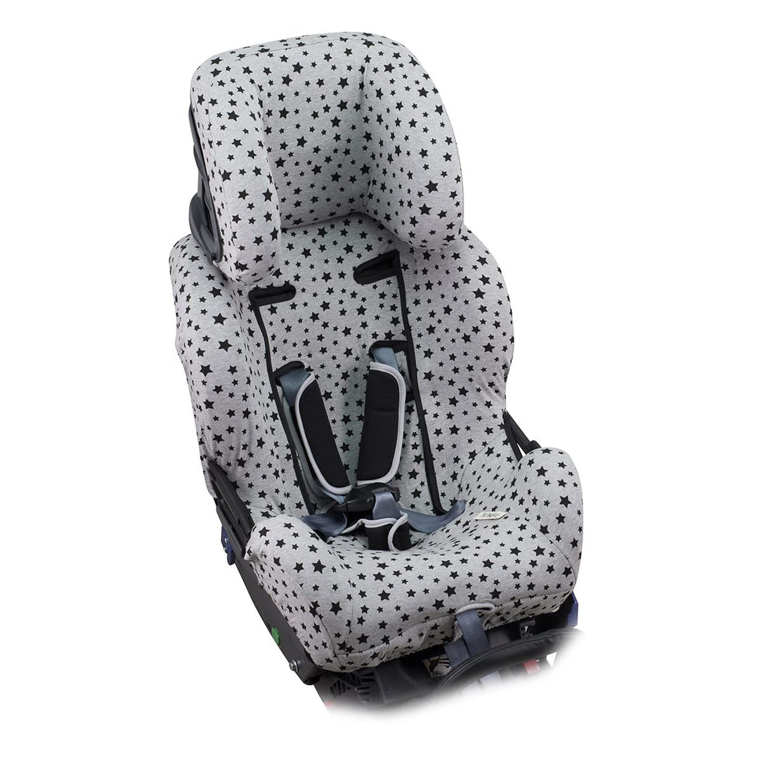 JYOKO Kids Bezug kompatibel mit Klippan Kiss 2, Klippan Kiss 2 Plus (Black Star), Black Star