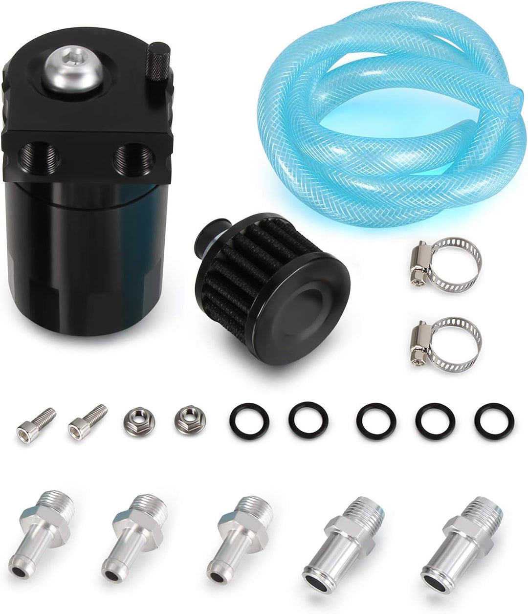 Universal 9mm Öl Auffangbehälter Ölsammler Ölsammelbehälter für Auto aus Aluminium 745, 745