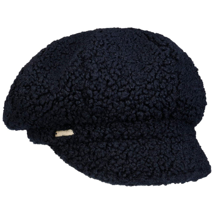 Seeberger Teddy Fur Ballonmütze Schirmmütze Damencap Wintercap Kunstfellcap Baker-Boy-Mütze Mit Schi