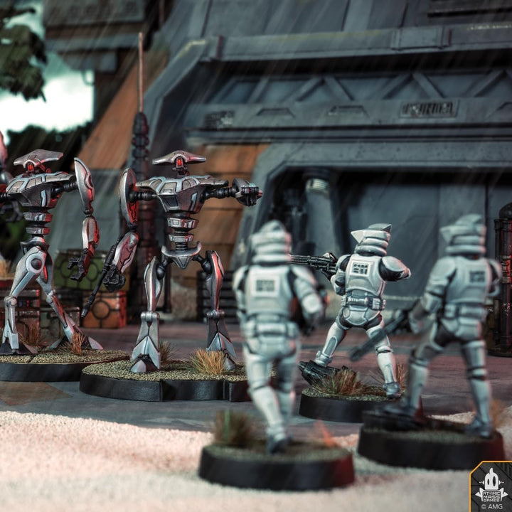 ATOMIC MASS GAMES, Star Wars: Legion – Aqua Droids (Aqua-Droiden), Erweiterung, Tabletop, 2 Spieler,