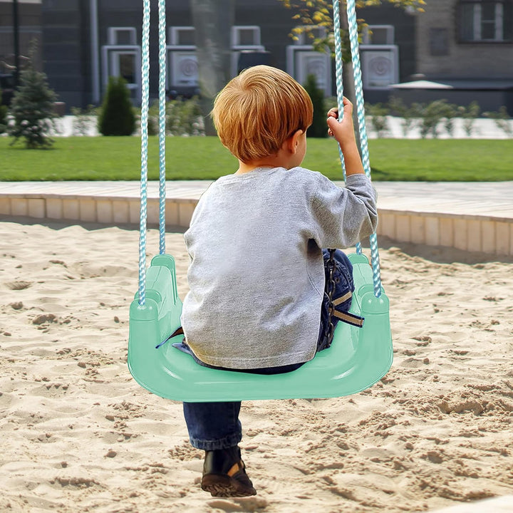 KINSPORY Kinderschaukel Babyschaukel 3 in 1 Babysitz verstellbar Mitwachsend Schaukelsitz Gartenscha