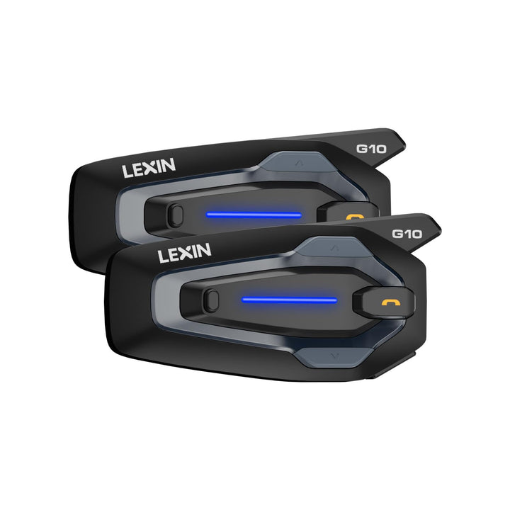 LEXIN G10 Motorrad Headset, 2 bis 8-Wege Konferenz Freisprecheinrichtung | Motorrad Kommunikationssy