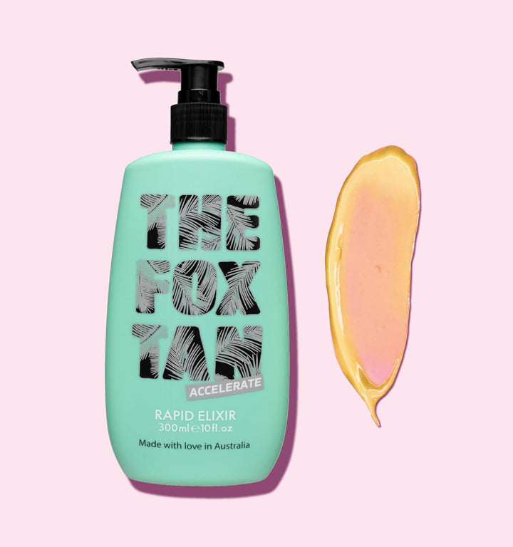 The Fox Tan - Rapid Tanning Elixir - Bräunungsbeschleuniger ohne Selbstbräuner, LotionVegan Alle für