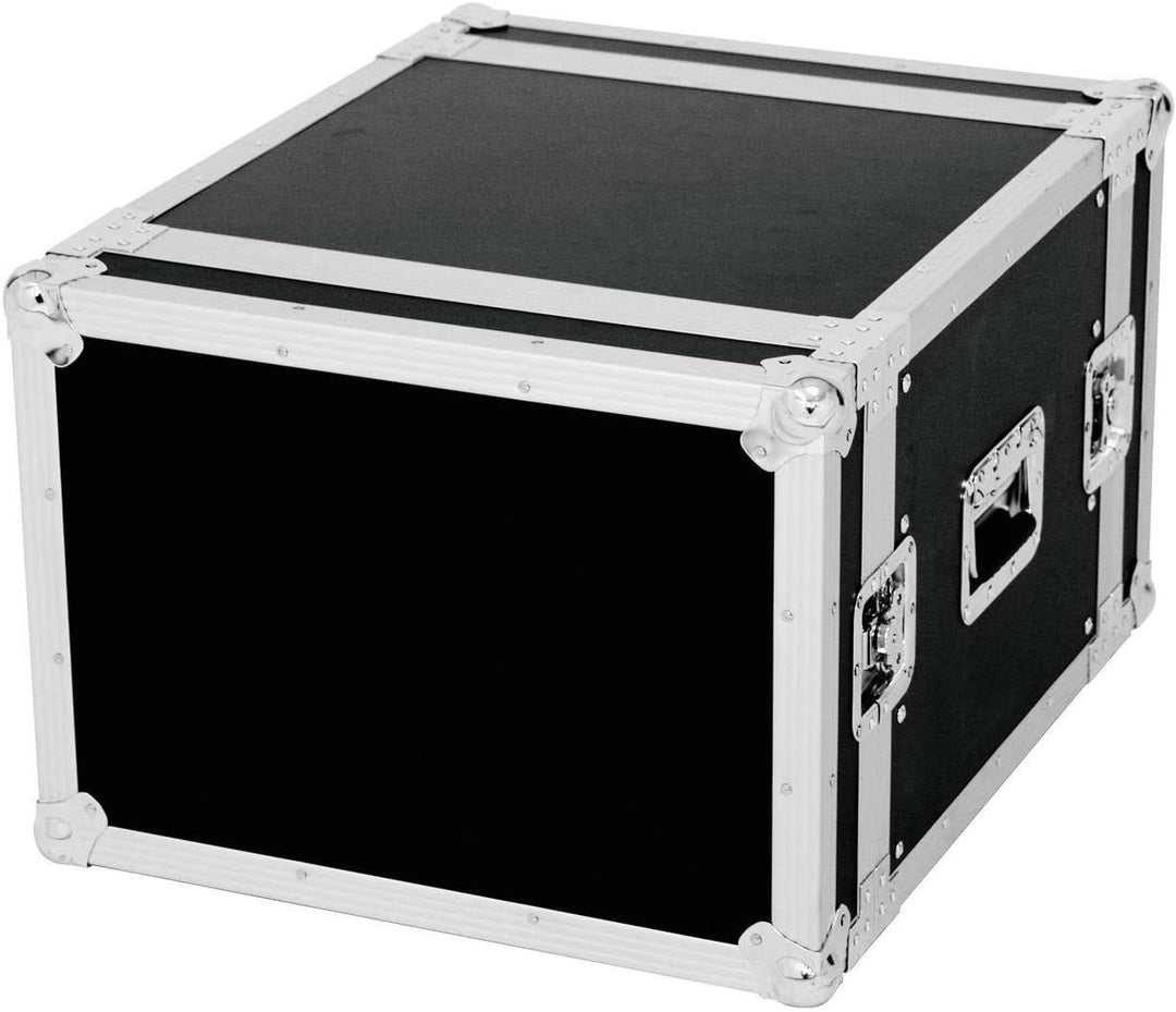 ROADINGER Verstärkerrack PR-2, 8HE, 47cm tief | Flightcase für 483-mm-Geräte (19") | 9 mm mehrschich