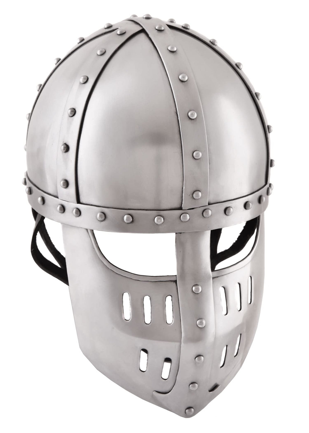 Ulfberth Hochmittelalter Spangenhelm mit Gesichtsplatte, Gr. M schaukampftauglich
