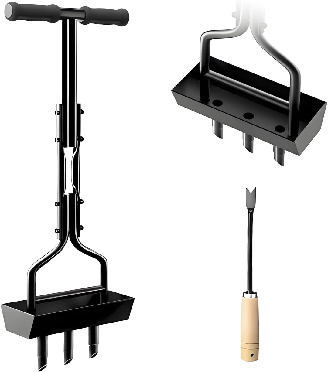 Rasenlüfter, Lawn Aerator Tool, Metall Aerifizierer Für Rasen Manuell Bodenbelüftungswerkzeug Rasen