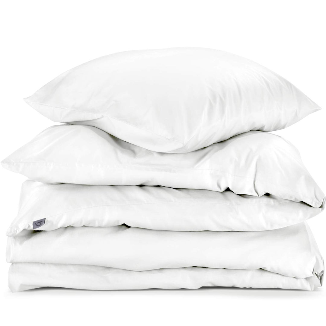 herzbach home Mako-Satin Bettwäsche | 100% Baumwolle | atmungsaktiv & kuschelig weich | Uni einfarbi