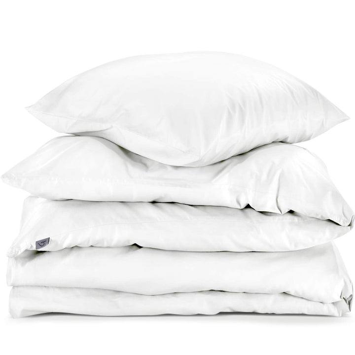herzbach home Mako-Satin Bettwäsche | 100% Baumwolle | atmungsaktiv & kuschelig weich | Uni einfarbi