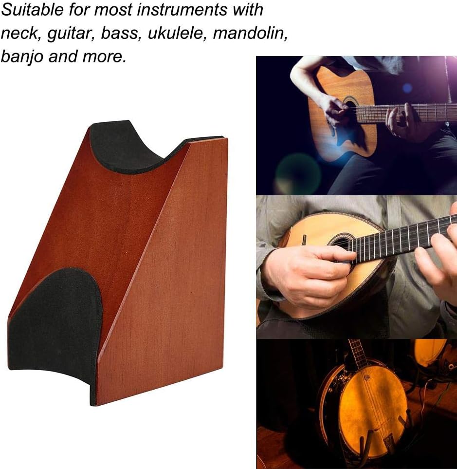 Hölzerne Gitarre Nackenstütze Kissen Gitarre Nackenstütze Unterstützung Instrument Nackenstütze Luth