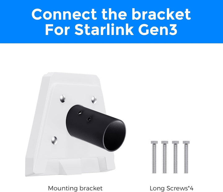 Starlink Gen 3 Mount, StarlinkGen 3 Adapter, für Starlink Gen3 Standardschale Stütze Basis, Starlink