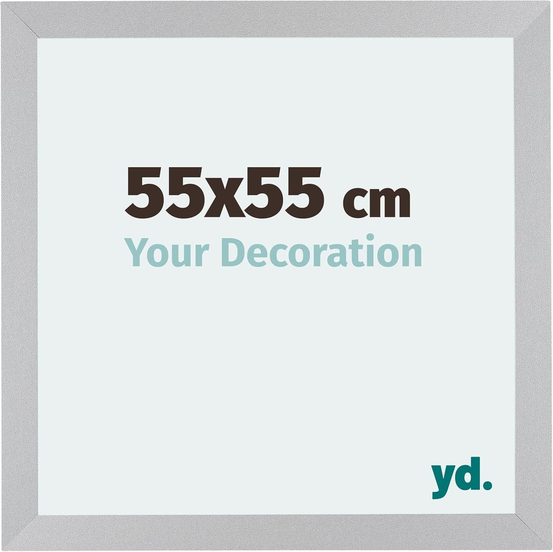 yd. Your Decoration - Bilderrahmen 55x55 cm - Bilderrahmen aus MDF mit Acrylglas - Antireflex - Ausg