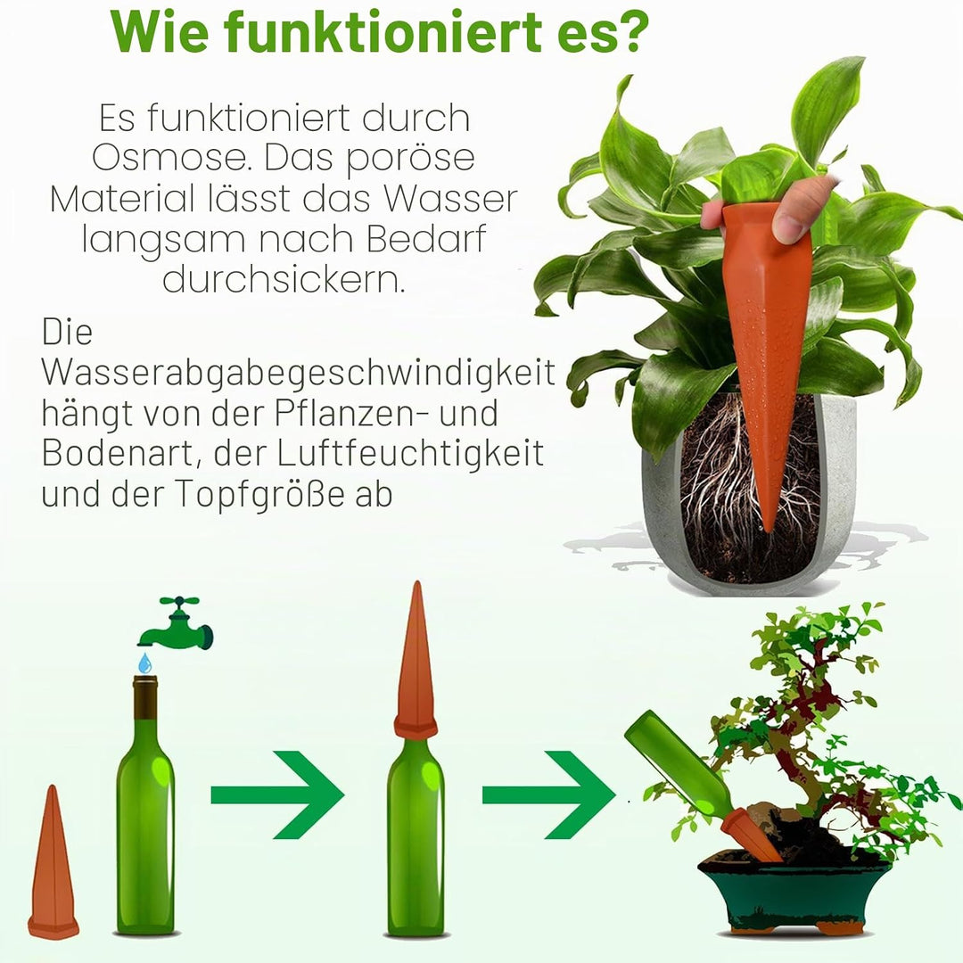 4er Tonkegel-Bewässerungsgeräte, automatische Bewässerungskugel*1 XL-Plantwater01*1, XL-Plantwater01