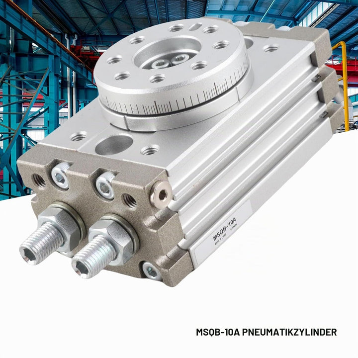 Rotationspneumatikzylinder 180 Grad SMC Typ 15mm Rotationspneumatikzylinder MSQB-10A 0~60 ° C.