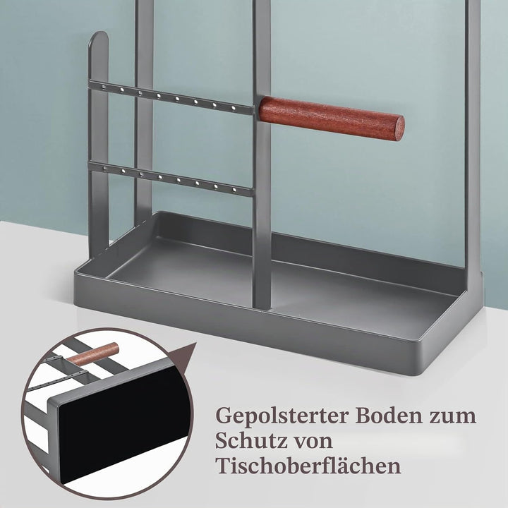 ProCase Schmuckständer Schmuckhalter Schmuckbaum, Schmuck Organizer Ketten Aufbewahrung Ständer Ohrr