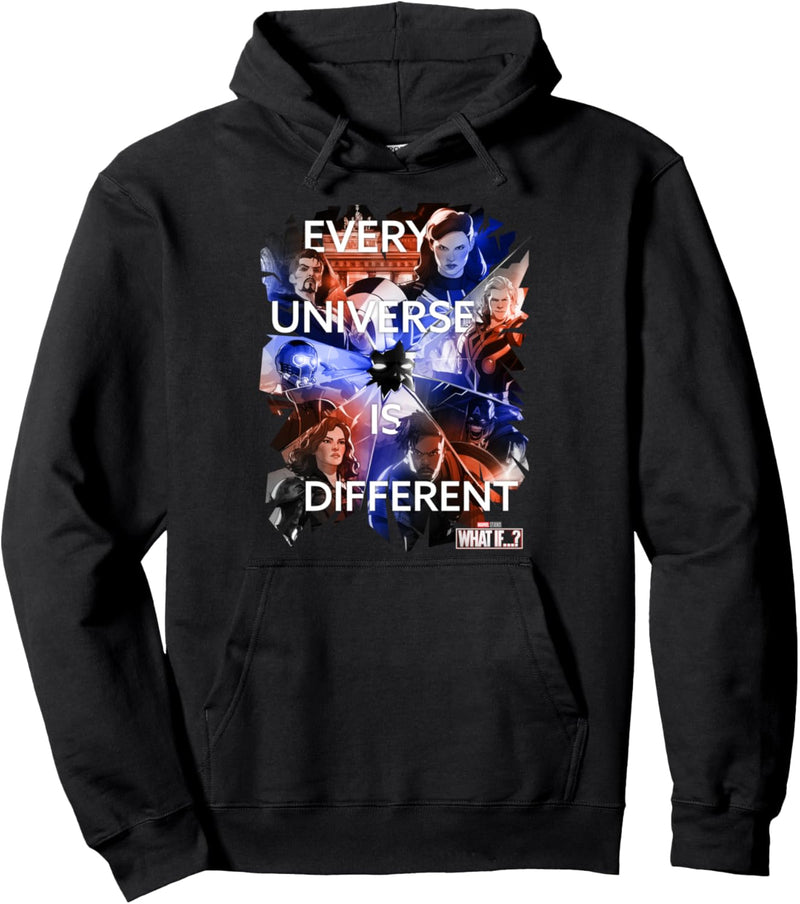 Marvel What If Character Collage Quote Pullover Hoodie