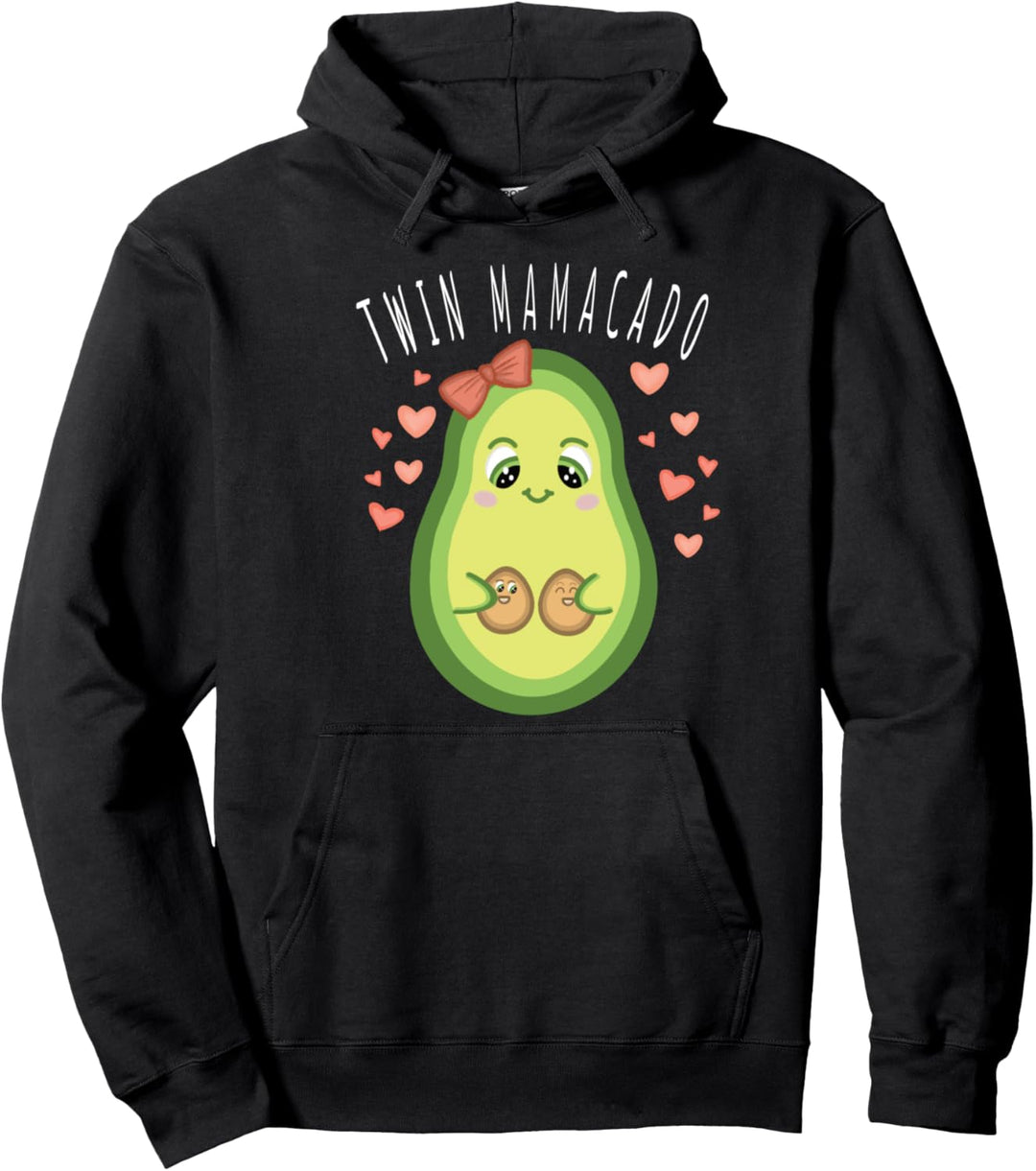 Damen Twin Zwillinge Schwangerschaft Mamacado 2022 Pullover Hoodie