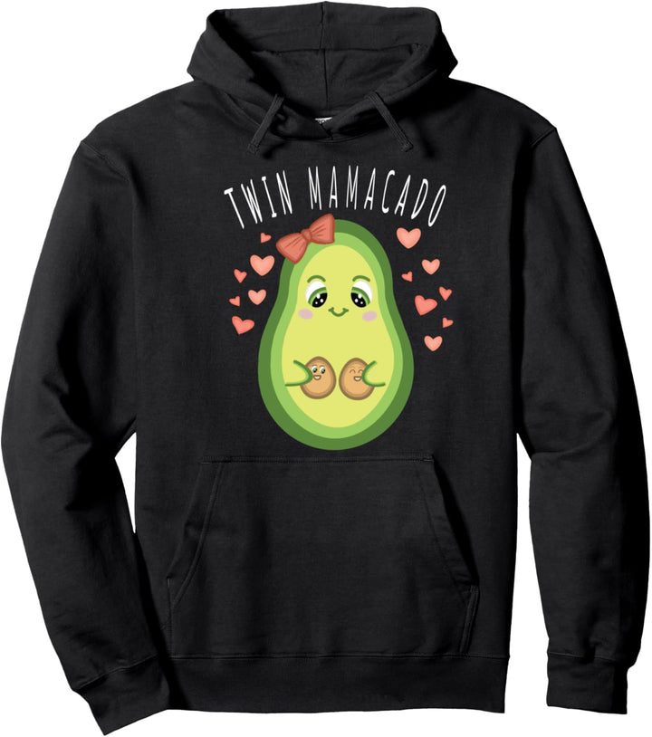 Damen Twin Zwillinge Schwangerschaft Mamacado 2022 Pullover Hoodie