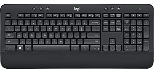 Logitech MK545 Kabellose Tastatur und Maus Set, Schwarz