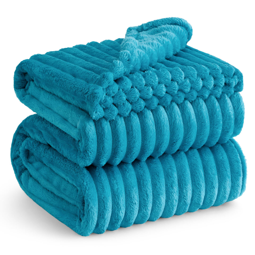 BEDSURE Kuscheldecke für Zimmer Deko - Wolldecke &amp; Fleecedecke, Sofadecke, Weiche Warme Grobe Kordde