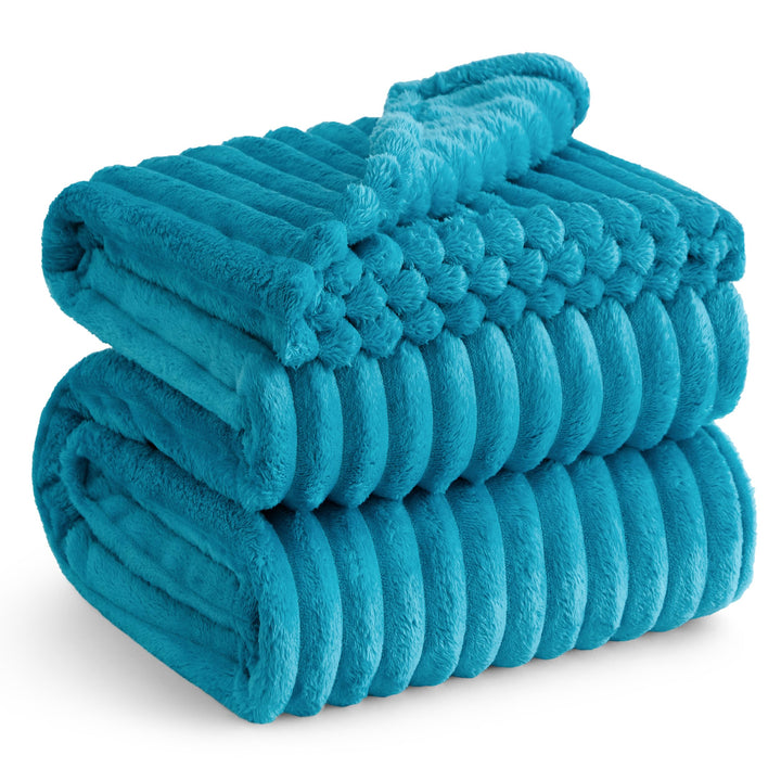 BEDSURE Kuscheldecke für Zimmer Deko - Wolldecke &amp; Fleecedecke, Sofadecke, Weiche Warme Grobe Kordde
