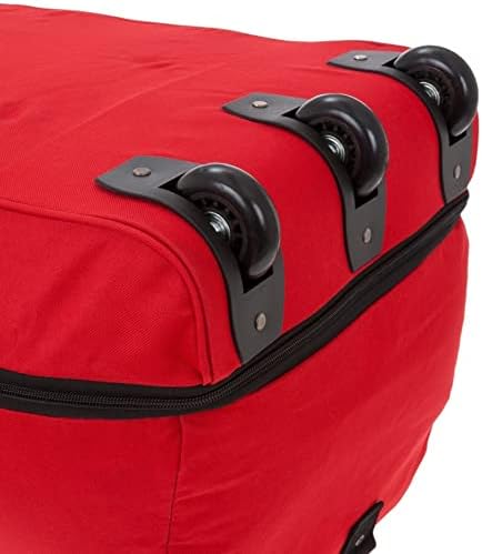 Airmont Newark Roll-Trolley 600d Basic New Rebels Rot, 35 x 35 x 80 cm, Unisex, Erwachsene Dark Red,