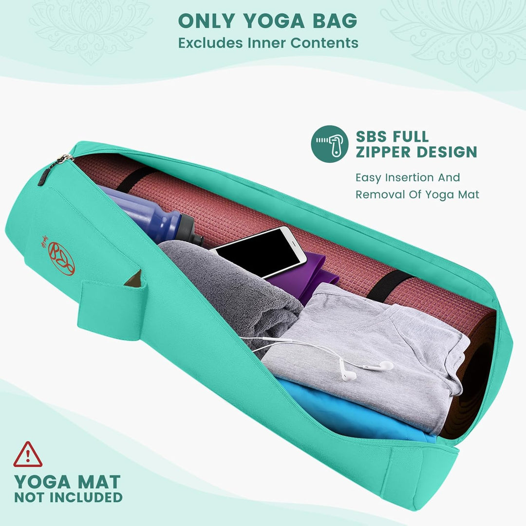 Gonex Yogatasche, Yogamatte Tasche Durchgehender Reissverschluss für Robuste wasserdichte Yogamatten