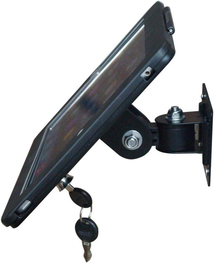 System-S Wand Halterung abschliessbar 360Degree für iPad Pro 12.9" 2018 2020 2021 in Schwarz