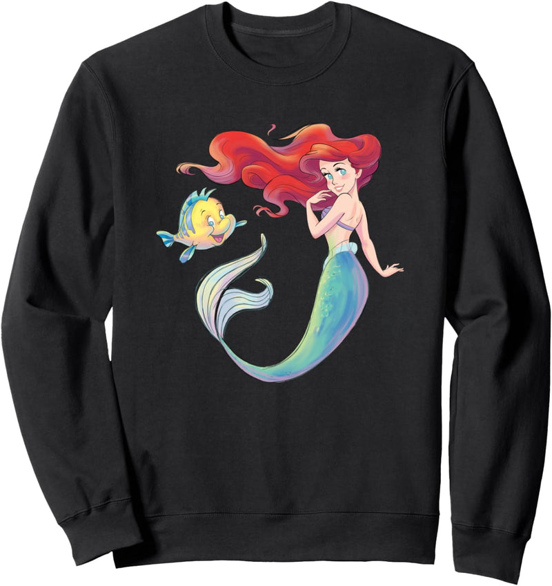 Disney The Little Mermaid Ariel and Flounder Sweatshirt