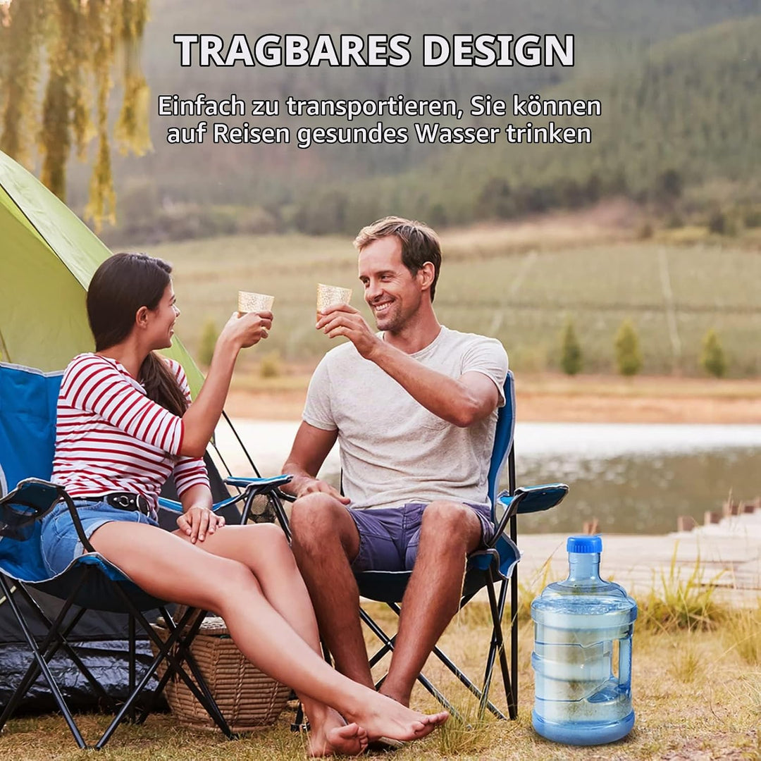 BESPORTBLE 5 Liter Wasserflasche Mineralwasserflasche Tragbarer Pc-Wassereimer Mit Griff FüR Outdoor